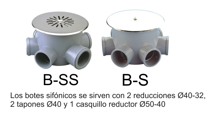 B S Bote Sifonico Sumidero O 110 Uralita Sistemas De Tuberias S A